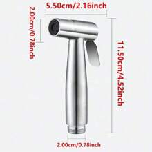 1 Stück 304 Edelstahl Toiletten Frauen Waschmaschine, Sprühgerät, Hochdruck-düse, Wc-waschmaschine Zur Reinigung Von Badezimmer Und Körper Ohne Löcher