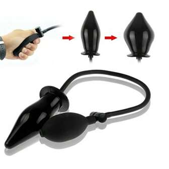 Brinquedo Sexual Plug Anal Inflável Expansível, Brinquedo Sexual para Homens, Mulheres e Iniciantes