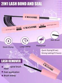 240 Cụm 30D 40D 50D Lông mi giả lai cho mục đích sử dụng hàng ngày Lông mi giả tự dính, dày, trông tự nhiên, có thể uốn cong theo hình chữ D, có thể sử dụng nhiều lần, dễ sử dụng Bao gồm cọ chải mi, nhíp, keo hai đầu, nước tẩy trang mi - Nhiều màu - Xem 7