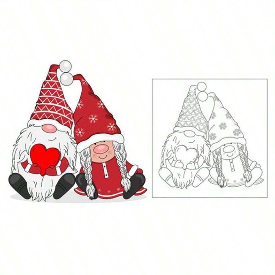 DIY Santa Claus Metal Carbon Steel Cutting Die Set For Children Paper Crafting, Embossing, Etching - 2012 - View 1