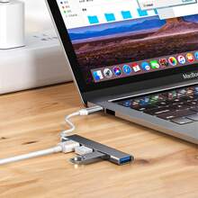 Hub Adaptador Usb Tipo C p/ 4 saídas Usb A - A058