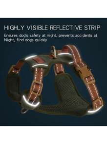 Adjustable Vintage Pet Chest Harness - Multicolor - View 4