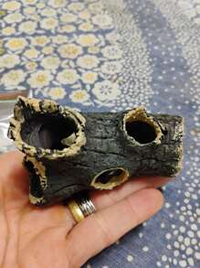 1pc Driftwood Fragment Aquarium Decor, Shrimp & Fish Hiding House, Fish Tank Landscape Ornament