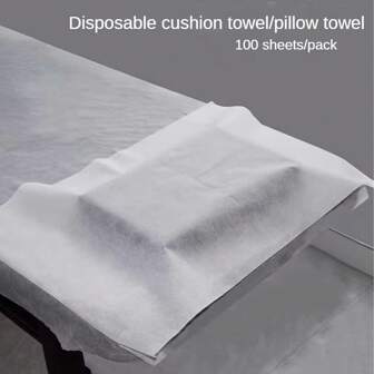 TOEDO 100 件一次性按摩床单无纺布美容院纹身床单清洁垫脸枕套坐垫套