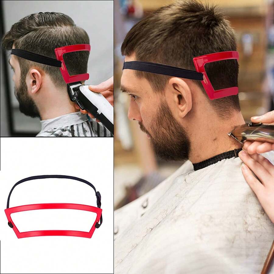 Fade Guide Rasierschablone Für Den Halsausschnitt – Aus Silikon, 54,6 Cm Umfang, Für DIY-Haarschnitte & Verblendungen