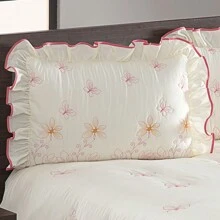 Queen Size Quilt Butterfly Collection 3 Pieces - 稻草 - 查看 3