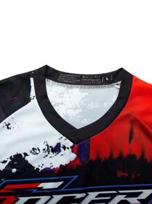 TELEYI 摩托自行车运动衫袖套骑行耐力赛山地自行车衬衫速降 T 恤 Camiseta 越野摩托 Mx 山地自行车服装 - 彩色 - 查看 5