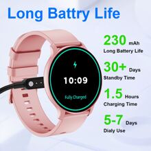KESHUYOU 1pc Multi-Function Smart Watch For Men Women, Wireless Calls, Fitness Tracking, Fashion Round Smart Watch, IP68 Waterproof, Music, Camera Shutter, AI Voice, Alarms, Timers, Message Preview, Cycle Tracking, Custom Wallpapers, 100+ Sports Modes, Compatible With Android & IPhone, For Girlfriend Gift