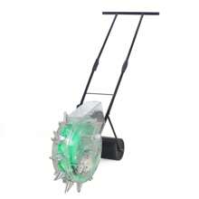 Garden Seeder With 12 Seed Plates Seeder Machine Hand Push Roller Manual Soy Corn Carousel Precision Seeding Tool For Lawns, Precision Manual Seeder Corn Cotton Soybean Peanut Planter,Garden Tools, Gardening Tools For Garden - Black - View 9
