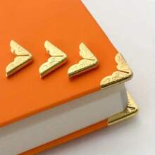 20Pcs/50Pcs/100Pcs Metal Triangle Corner Guards, Vintage Decorative Edge Protectors For Books, Scrapbooks, Photo Albums, Notebooks, Folders, School & Office Supplies Back To School,School Supplies