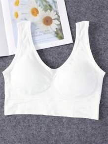 Kit With 2 Basic Tank Top Bras With Padded Cups And Excellent Support ASSORTED/RANDOM COLORS AND/OR PRINTS - 彩色 - 查看 6