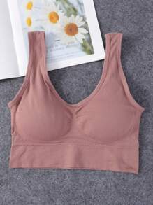 Kit With 2 Basic Tank Top Bras With Padded Cups And Excellent Support ASSORTED/RANDOM COLORS AND/OR PRINTS - 彩色 - 查看 5