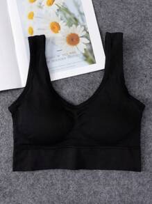 Kit With 2 Basic Tank Top Bras With Padded Cups And Excellent Support ASSORTED/RANDOM COLORS AND/OR PRINTS - 彩色 - 查看 4