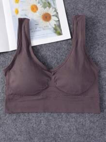 Kit With 2 Basic Tank Top Bras With Padded Cups And Excellent Support ASSORTED/RANDOM COLORS AND/OR PRINTS - 彩色 - 查看 3