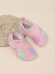 1 Pair Children Comfortable Warm Plush Indoor Slippers - Multicolor - View 2