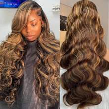 4/27 Body Wave Human Hair Wig For Women Body Wave 13x6 Transparent Lace Front Wigs Human Hair Pre Plucked With Baby Hair Body Wave Wig 180% Density