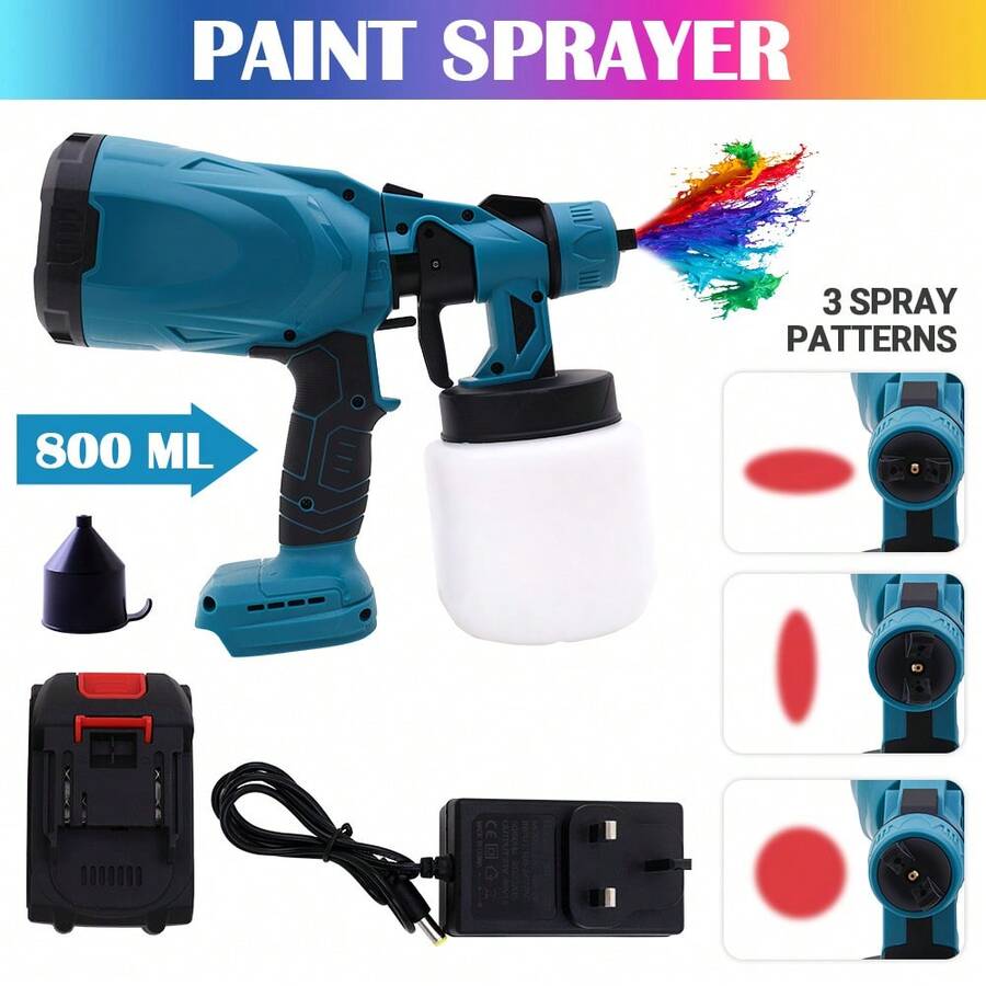 High Pressure Cordless Paint Sprayer ,Electric Spray Paint Gun For