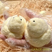 Handmade Squeeze Stress Relief Toy With Hen & Chick Design, Funny Squeeze Toy