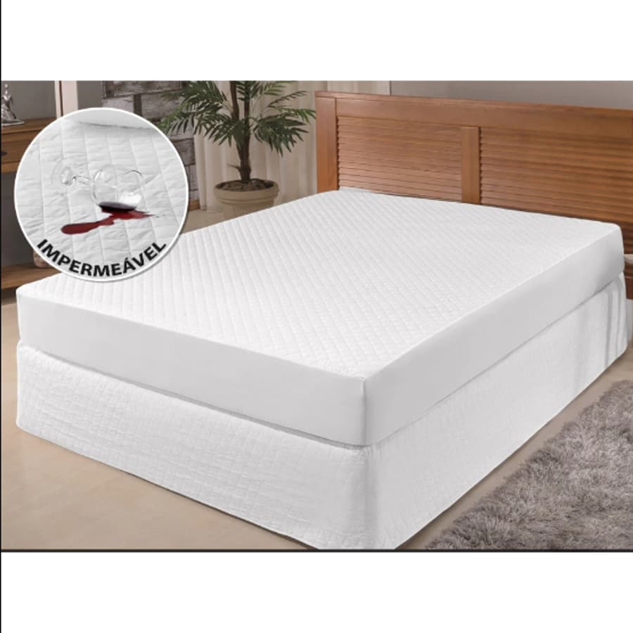 Mattress Protector AntiAllergic And Waterproof Quilted With 4
