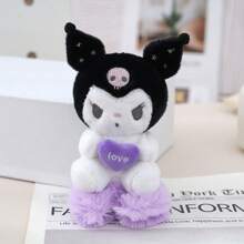 Sanrio Sanrio Plush Moon & Star Cloud Keychain Pendant Hello Kitty, My Melody Cartoon Couple Hanging Decor, Kuromi Anime Backpack Charm, Pochacco Fashion Party Doll Accessory