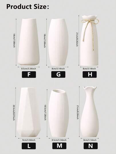 1PC Wit Mini Ceramics Vase Nordic Creative Flower Home Living Room Tafel Bottle Crafts Wedding ation Birthday Graduation Back To School Supplies Glass view 3