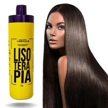 Progressiva Orgânica Sem Formol Hidralize 1l - Escova Progressiva Sem Formol - Liso Perfeito - Roxo - Visão 2