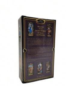 1 Set The Gilded Tarot 78-Card Deck, English Version, Tarot Cards Game For Divination And Love Fortune-Telling - Multicolor - View 5
