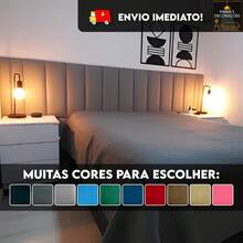 Queen Size Bed Headboard With 60x20 Modules Wall Sticker Complete Kits For Single And King Size Beds