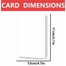 1 pieza Tarjetas de felicitación festivas (Tarjetas de Navidad) - Diseño de suéter navideño colorido, Papelería de oficina y vacaciones - Para regalar en Navidad a familiares y amigos