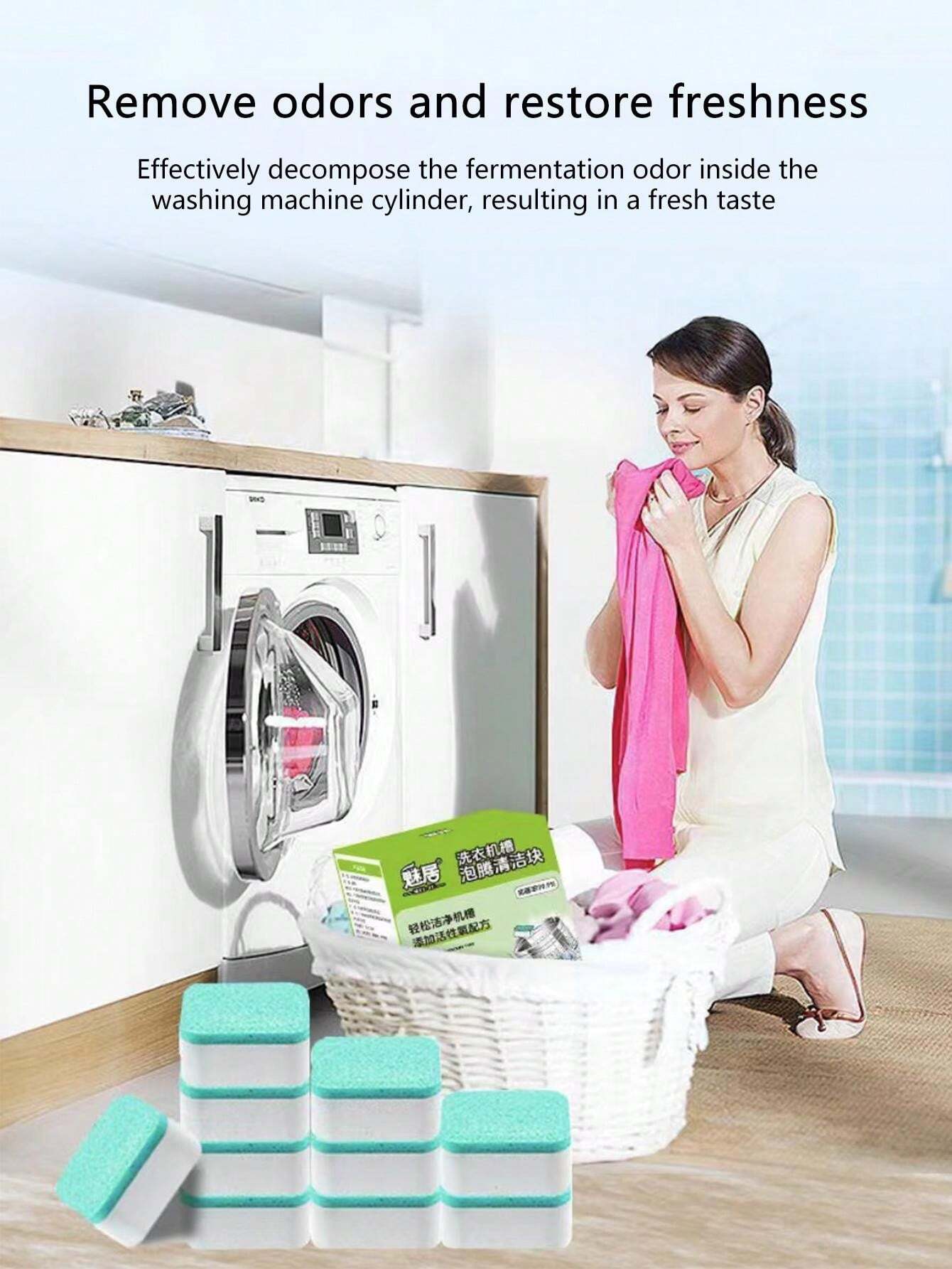 Washing Machine Cleaner Tablets, Strong Stain Removal And Descaling