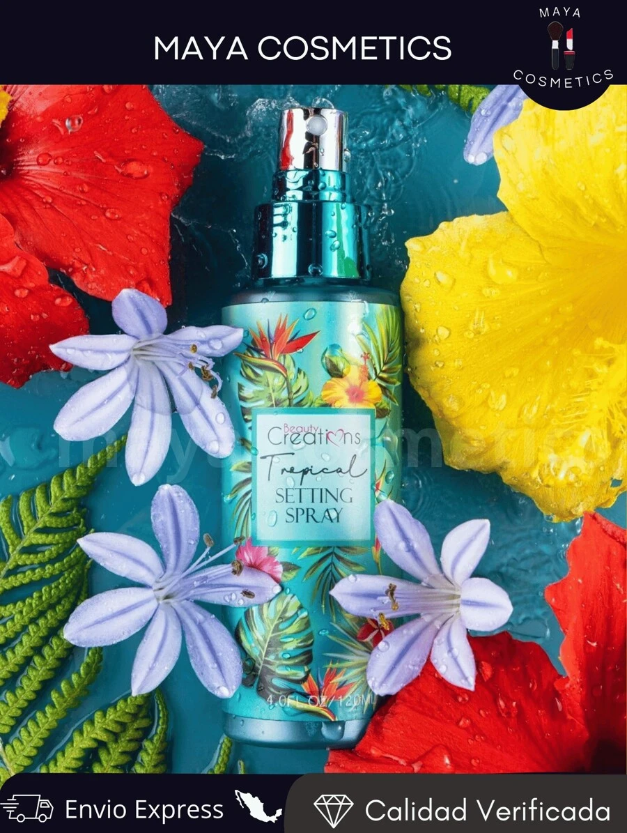 Fijador de Maquillaje Beauty Creations setting spray, Fijador de Larga Duracion - tropical - Ver 1