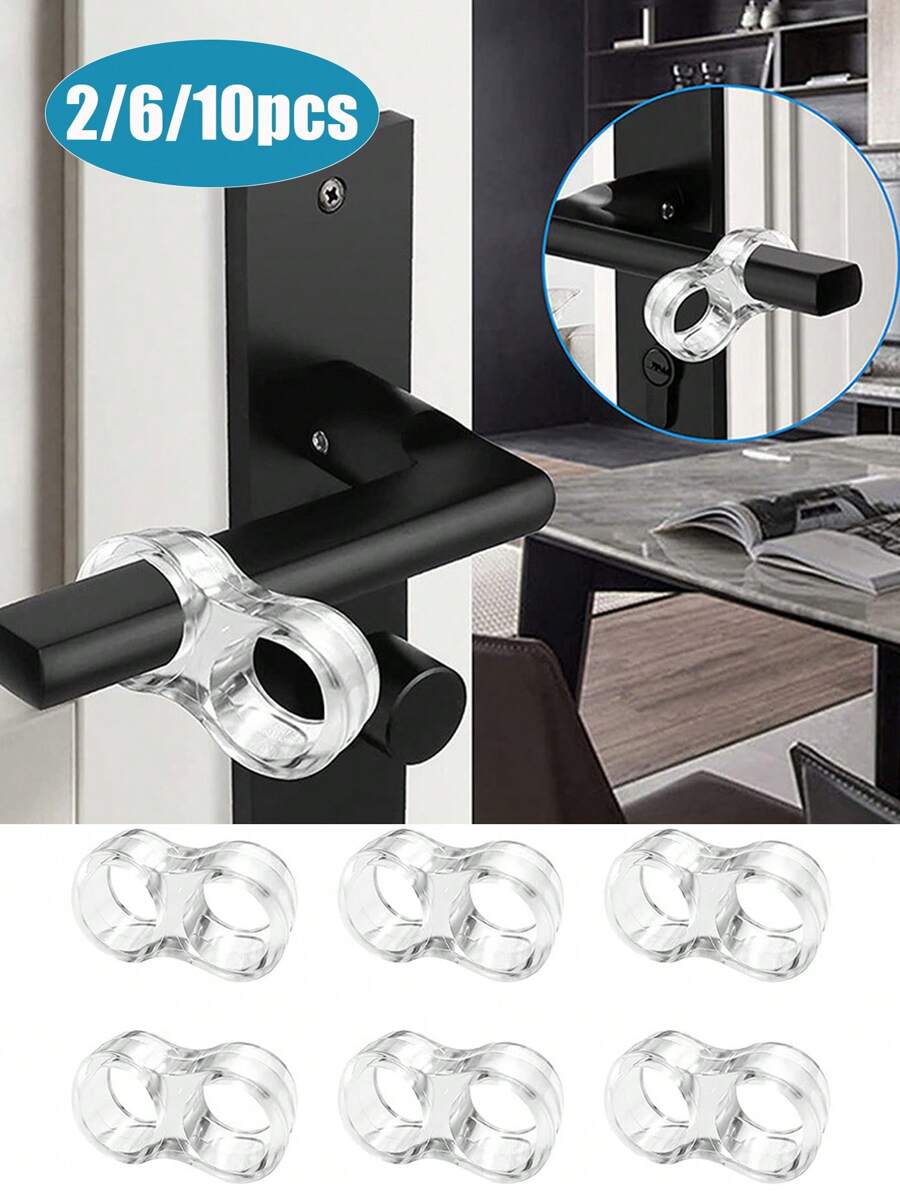 2 miếng chắn tay nắm cửa, chặn cửa êm, vỏ bảo vệ tay nắm cửa, đệm