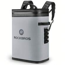 ROCKBROS Backpack Cooler Leak-Proof Waterproof Insulated 36 Can Gray Bag - 1 - View 1