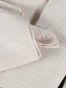 2/6/12/300pcs Beige Linen-Look Napkins, Suitable For Banquet, Dining, Restaurant, Kitchen, Dining Table Decor