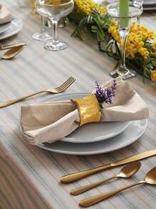 2/6/12/300pcs Beige Linen-Look Napkins, Suitable For Banquet, Dining, Restaurant, Kitchen, Dining Table Decor