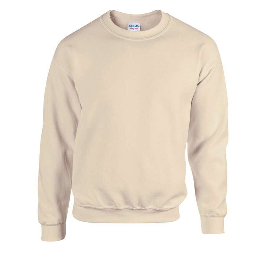 Gildan Mens Heavy Blend Sweatshirt (Sand) - Brown - View 1