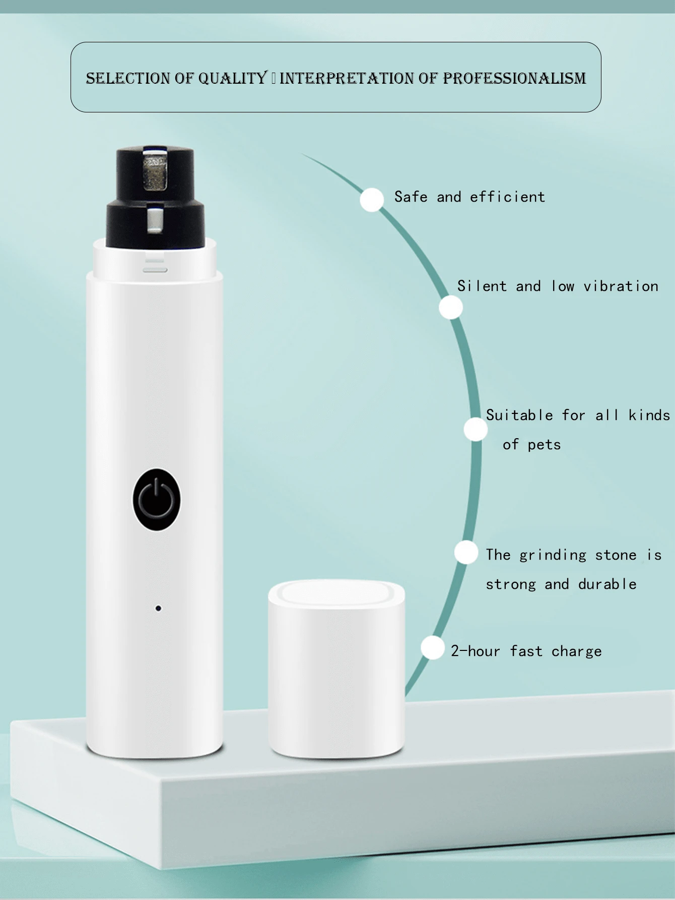 The New Product Pet Nail Grinder, Electric Usb Charging Cat