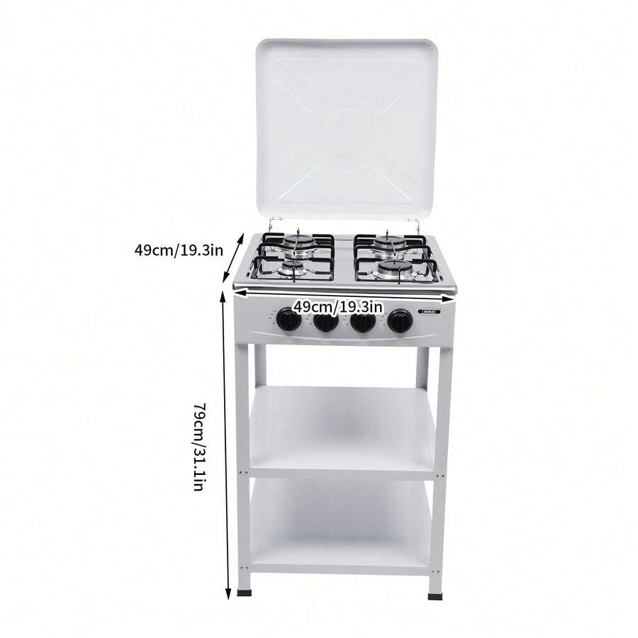 Commercial Free Standing 4 Burner Gas Cooktops Kitchen Cooking Stove