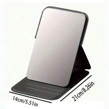 1 Gương trang điểm di động có thể gập lại có chân đế, Gương du lịch, Gương trang điểm làm đẹp cho bàn - Nhiều màu - Xem 8