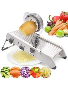 Professional Stainless Steel Vegetable Cutter Grater Slicer - 彩色 - 查看 3