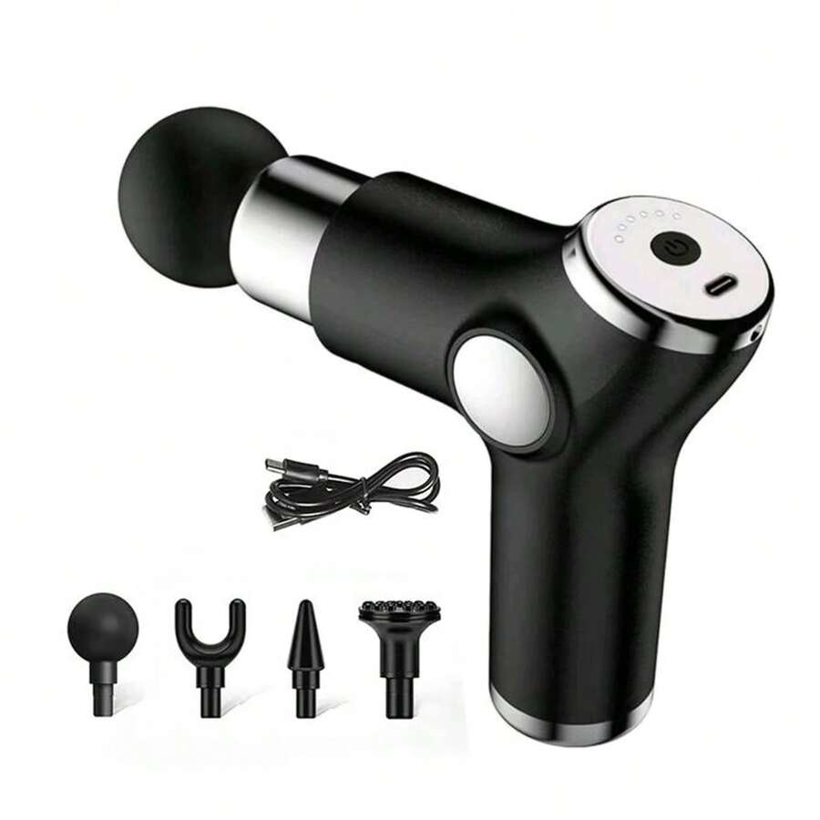 Massage Gun LED6 Speed Deep Tissue Percussion Body Back Muscle Massager