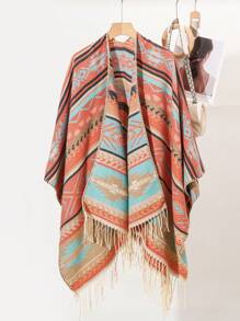 1 件多功能云南旅行连帽斗篷