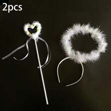 3-Piece Set Angel Wings Decoration, Swallow-Shaped Feathered Wings, Costume Party Props, Holiday Party Wing Decorations, Halloween And Christmas Cosplay Decorations, Best Holiday Gift For Friends And Yourself, Christmas - Multicolor - View 14