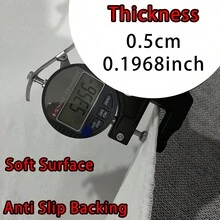 1 chiếc Thảm bếp bằng len giả họa tiết quả cầu pha lê vàng hình ông già Noel vui vẻ in hình Giáng sinh, Thảm chống trượt TPR đáy chống trượt cho phòng tắm, Trang trí nhà cửa, Trang trí nhà bếp, Trang trí Giáng sinh, Trang trí Giáng sinh - Nhiều màu - Xem 7