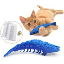 Toothbrush Toy- Hard Rubber - Dental Care, Interactive Toothbrush Chew Toy Treat Toy Interactive Games
