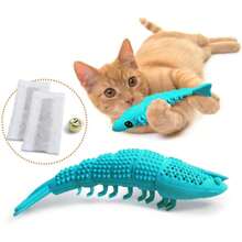 Toothbrush Toy- Hard Rubber - Dental Care, Interactive Toothbrush Chew Toy Treat Toy Interactive Games