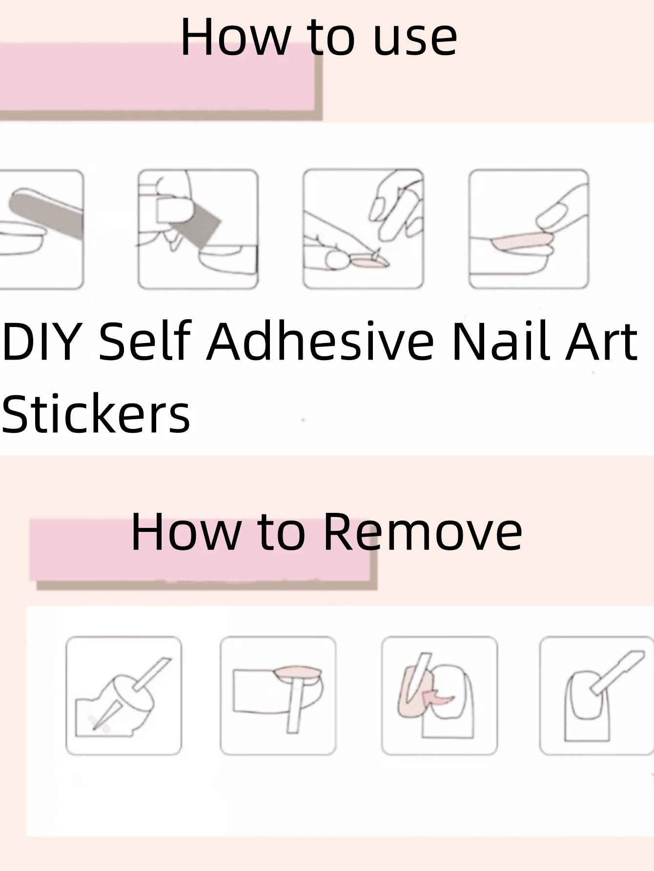 1pc 5D Nail Art Stickers High Quality Vintage Rose Gold Rose Flower