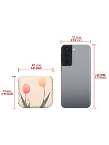 1 pieza Espejo portátil con patrón de flores, espejo compacto, espejo de vanidad de bolsillo pequeño, decoración para sala de estar, dormitorio, baño, artículo de viaje, boda, fiesta, cumpleaños, regalos para hombres, mamá, papá, mejores amigos, maestros, Año Nuevo, accesorios, regalo divertido - Multicolor - Ver 6