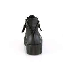 Botas con plataforma negra, estilo creepers, zapatillas de skater, botas militares, zapatos punk góticos para hombre