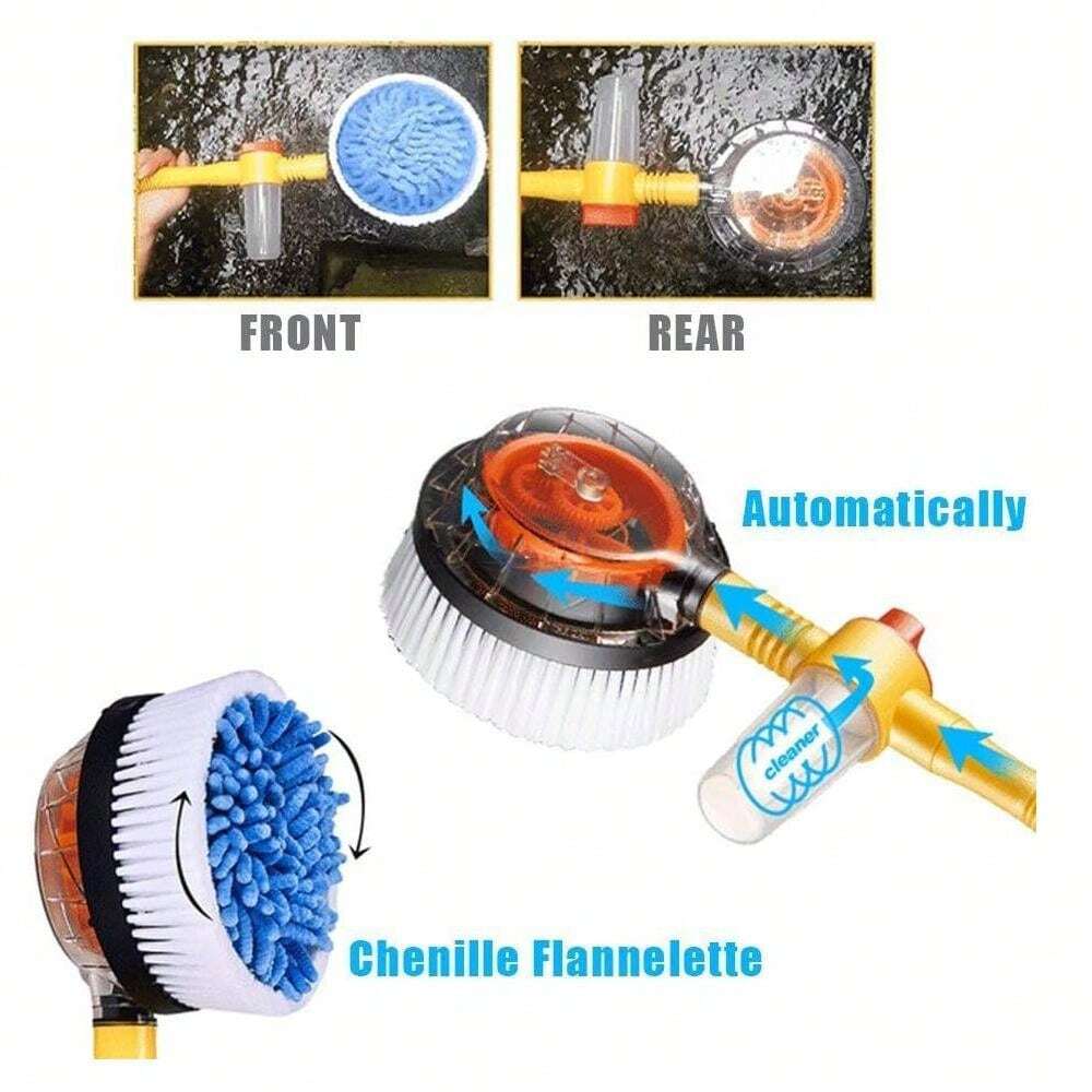 Brosse De Lavage Haute Pression G3/4 Avec Buse Réglable Sur La Tête De